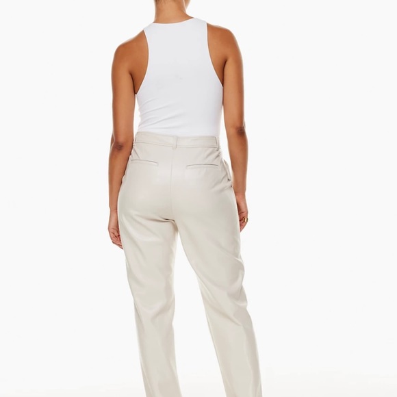 Aritzia - Babaton Command Pant, SZ 10, Matte Pearl, no tags but never worn. - Picture 3 of 4